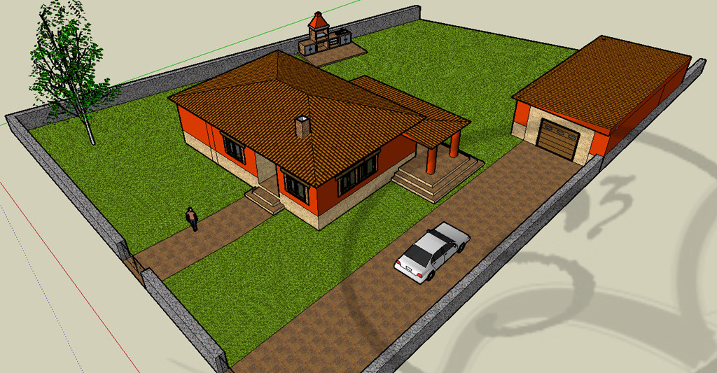 Modelo 3D – vivienda unifamiliar – Mi futura casa | S3 - DISEÑOS